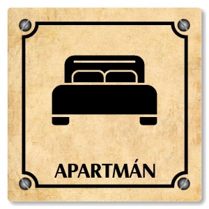 Apartmán, 100x100mm, pergamen, Kansas